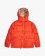 Cazadora acolchada con capucha Deus Ex Machina Summit Roja para hombre