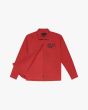 Chaqueta Deus Ex Machina Caballero roja para hombre interior