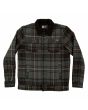 Chaqueta de franela Salty Crew Bait Barge Plaid verde a cuadros para hombre
