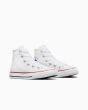 Zapatillas Converse Chuck Taylor All Star Classic Blancas para niño/a pequeño/a y jóvenes frontal