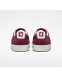 Zapatillas de skate Converse Cons PL Vulc Pro Suede granates y blancas para hombre posterior