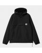Chaqueta de invierno con capucha Carhartt WIP Nimbus Pullover negra para mujer