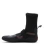 Escarpín de punta redonda con velcro Vans Surf Boot 2 Hi Michael February Negro izquierda
