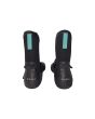 Escarpines de punta dividida Vissla High Seas II 3mm Split Toe Negros para hombre posterior