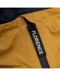 Chaqueta impermeable con capucha Florence Marine X Rain Pro 2.5 Layer Waterproof Shell Mostaza para hombre cremallera revestida