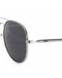 Gafas de sol estilo aviador Vans Henderson Plateadas Unisex logo patilla