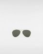 Gafas de sol de aviador Vans Henderson Doradas Unisex frontal