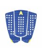 Grip para tabla de surf Astrodeck New Nathan Fletcher Built-In Arch azul y amarillo - Tail Pad 3 piezas 