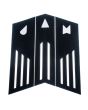 Grip para tablas de Surf Jam Traction Front Pad 3 piezas en color negro