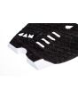 Grip para tablas de surf Jam Traction Mini Me 3 piezas negro con puntos rosas posterior