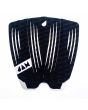Grip para tablas de Surf Jam Traction Reckless en color negro y rayas blancas