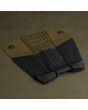 Grip para tabla de surf Deflow Sea Green Tail Pad Ocre 3 piezas lateral