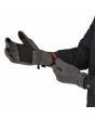 Hombre con Guantes de forro polar Patagonia Synchilla Grises Unisex trabilla ajuste