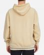 Hombre con sudadera de capucha Billabong Wave Washed amarilla posterior