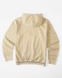 Ssudadera con capucha Billabong Wave Washed amarilla para hombre posterior