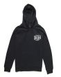 Sudadera con capucha Deus Ex Machina Berlin Address Negra para hombre frontal