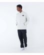 Hombre con sudadera de capucha con forro polar Hurley Progress Gris Claro corte oversize