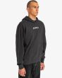 Hombre con Sudadera de capucha RVCA Benjamin Jeanjean Bouquet Negra lateral