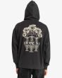 Hombre con Sudadera de capucha RVCA Benjamin Jeanjean Bouquet Negra
