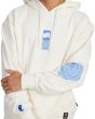 Hombre con Sudadera de capucha RVCA Noise Blanca estampado