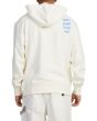 Hombre con Sudadera de capucha RVCA Noise Blanca espalda