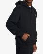 Hombre con Sudadera de capucha RVCA VA Essential Negra derecha