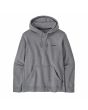 Sudadera con capucha Patagonia Boardshort Logo Uprisal Gris Unisex frontal