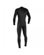 Neopreno con cremallera en el pecho O'Neill Hyperfreak 4/3 Plus gris para hombre posterior