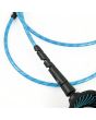 Invento de Longboard FCS Freedom Helix All Round 9" para tobillo color azul y negro correa