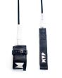 Invento para tablas de surf Jam Traction Comfortlight Step Up Plus Leash 7" en color negro y blanco