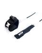 Invento para tablas de Surf Jam Traction Comfortlight  Shredder Leash 6" en color negro y blanco lateral 