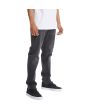 Hombre con Vaquero de corte ajustado DC Shoes Worker Slim Gris Oscuro derecha