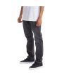 Hombre con Vaquero de corte ajustado DC Shoes Worker Slim Gris Oscuro izquierda