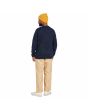 Hombre con jersey grueso Volcom Edmonder II Sweater Azul Marino espalda