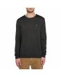 Hombre con Jersey Volcom Uperstand Sweater Negro