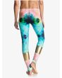 Leggins de Surf Roxy Pop Surf UPF 50+ Multicolor para mujer posterior