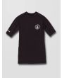 Licra de surf con manga corta Volcom Lido Solid UPF 50+ Negra para hombre 