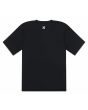 Licra de manga corta con protección solar UPF 50+ Hurley One and Only Quickdry Rashguard Negra para hombre posterior