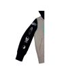 Sudadera con capucha Mission Kids Varsity Logo Corpo Multicolor gris y negra para niños de 1 a 6 años serigrafía manga