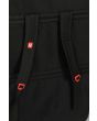 Funda de bodyboard doble NMD Travel Double Board en color negro con detalles en rojo asas