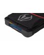 Funda de bodyboard doble NMD Travel Double Board en color negro con detalles en rojo canto