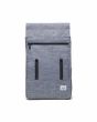 Mochila Herschel Survey Backpack 20L color gris jaspeado Unisex abierta