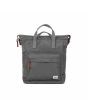 Mochila Mediana Vegana Roka Bantry B Sustainable Nylon Gris Grafito 