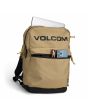 Mochila Volcom School 26 Litros Caqui Oscuro para hombre bolsillos
