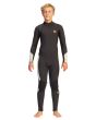 Niño con traje de neopreno con cremallera en la espalda Billabong Absolute 4/3mm negro 