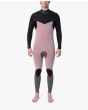 Hombre con traje de Neopreno con cremallera en la espalda Rip Curl Dawn Patrol 4/3 negro interior