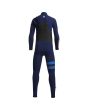Traje de surf con cremallera en el pecho Hurley Advantage Plus 4/3 azul marino para chico posterior