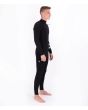 Hombre con Traje de surf con cremallera en el pecho Hurley Advantage Plus 4/3mm negro derecha 