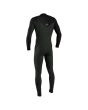 Neopreno con cremallera en el pecho O'Neill Hyperfreak 4/3 Plus verde y negro para hombre posterior