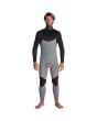 Traje de surf con cremallera en el pecho Rip Curl Dawn Patrol 5/3 negro para hombre interior